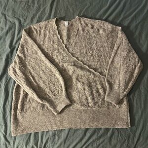 Old Navy Soft Brown Knit Sweater